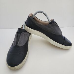 Ecco gray comfort slip on lace free slip on sneakers shoes womens‎ size 8
